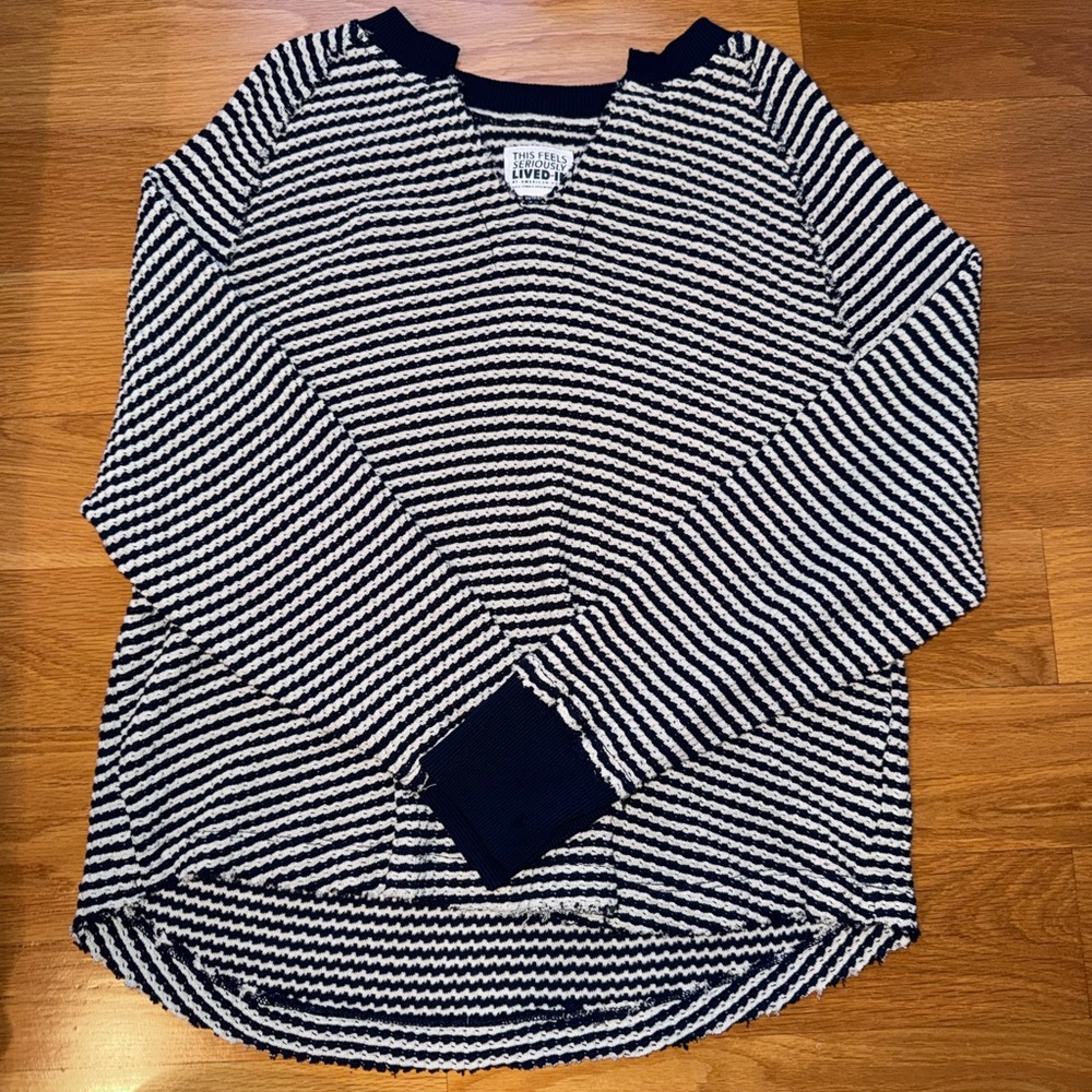 American Eagle Outfitters Striped Sweatshirt